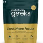 Lion’s Mane Supplement 4000mg, 15:1 Mushroom Extract with Vitamin B1 & Black Pepper, 180 Vegan Tablets