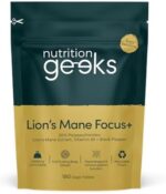 Lion’s Mane Supplement 4000mg, 15:1 Mushroom Extract with Vitamin B1 & Black Pepper, 180 Vegan Tablets