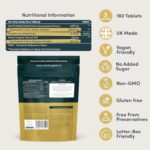 Lion’s Mane Supplement 4000mg, 15:1 Mushroom Extract with Vitamin B1 & Black Pepper, 180 Vegan Tablets - Image 2