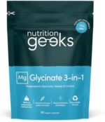 Magnesium Glycinate 3-in-1 Complex, 1800mg with Glycinate, Citrate & Malate, 90 Vegan Capsules