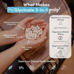 Magnesium Glycinate 3-in-1 Complex, 1800mg with Glycinate, Citrate & Malate, 90 Vegan Capsules - Image 7