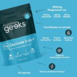 Magnesium Glycinate 3-in-1 Complex, 1800mg with Glycinate, Citrate & Malate, 90 Vegan Capsules - Image 6