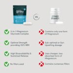 Magnesium Glycinate 3-in-1 Complex, 1800mg with Glycinate, Citrate & Malate, 90 Vegan Capsules - Image 4