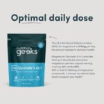 Magnesium Glycinate 3-in-1 Complex, 1800mg with Glycinate, Citrate & Malate, 90 Vegan Capsules - Image 3
