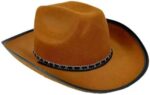 2PCS Adult Cowboy Hats – Unisex Western Fancy Dress Costume Set - Image 4