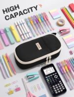 SUNEE Large Capacity Pencil Case with Compartments – Portable School Stationery Organiser - Image 7