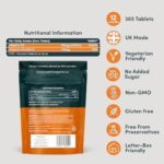 Vitamin D3 4000 IU & K2 MK7 100mcg, 365 Vegetarian Tablets, High Strength 1-Year Supply - Image 6