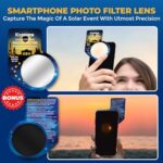 Kesseph Solar Eclipse Glasses 2026 – 10 Pack with Smartphone Filter, CE & ISO Certified, Flag Design - Image 3