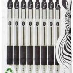 Zebra Z-Grip Retractable Ballpoint Pens Pack of 10 – Black Medium Pens