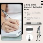 Zebra Z-Grip Retractable Ballpoint Pens Pack of 10 – Black Medium Pens - Image 4