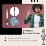 Zebra Z-Grip Retractable Ballpoint Pens Pack of 10 – Black Medium Pens - Image 3