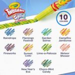 CRAYOLA Swirl Mini Twistable Crayons – Assorted Colours, Pack of 10, Multicolour Swirl Crayons - Image 3