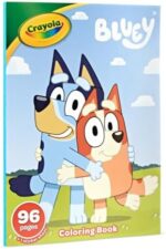 CRAYOLA Bluey Colouring Book – 96 Pages with Bluey Stickers