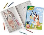 CRAYOLA Bluey Colouring Book – 96 Pages with Bluey Stickers - Image 6