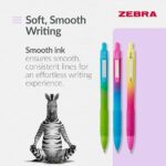 Zebra Z-Grip Touch Ballpoint Pens Pack of 5 – Black Retractable Medium Pens - Image 6