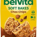 belVita Soft Bakes Chocolate Chip Snack Bars – 250g, 5 x 50g, High Fibre, Vegetarian
