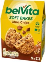 belVita Soft Bakes Chocolate Chip Snack Bars – 250g, 5 x 50g, High Fibre, Vegetarian - Image 2