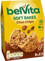 belVita Soft Bakes Chocolate Chip Snack Bars – 250g, 5 x 50g, High Fibre, Vegetarian - Image 3