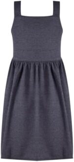 A2Z 4 Kids Girls School Uniform Dress – 2 Pack, Soft Lightweight Pinafore, Grey, Ages 3–14 - Image 5