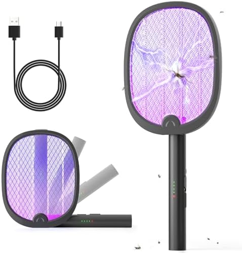 B0DKXNXWSL-0-1786867156908 Foldable Electric Fly Swatter – Rechargeable Mosquito & Bug Zapper - Image 1