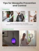 Foldable Electric Fly Swatter – Rechargeable Mosquito & Bug Zapper - Image 3