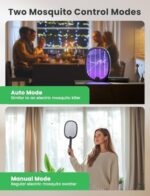 Foldable Electric Fly Swatter – Rechargeable Mosquito & Bug Zapper - Image 4