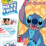 CRAYOLA Color Wonder Lilo & Stitch Mess-Free Colouring Set – 18 Pages & 5 Markers