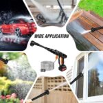LTPAG 21V Cordless Pressure Washer – 1500W, 2 Batteries & 16.5ft Hose - Image 4