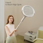 Electric Fly Swatter & Bug Zapper Racket – Rechargeable Mosquito & Fly Killer with Telescopic Pole - Image 5