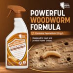 Woodworm Killer Spray 1L – Powerful Woodworm & Beetle Treatment for Timber, Furniture & Indoor Use - Image 4