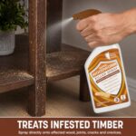 Woodworm Killer Spray 1L – Powerful Woodworm & Beetle Treatment for Timber, Furniture & Indoor Use - Image 2
