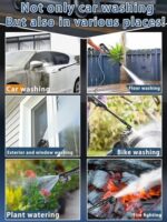 RayShine Portable Cordless Pressure Washer – 1200PSI, 2 Batteries & 6-in-1 Nozzle - Image 2
