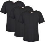 A2Z 4 Kids Boys & Girls T-Shirt 3-Pack – 100% Cotton V-Neck Short Sleeve Tops, Casual Fit, Ages 2–13