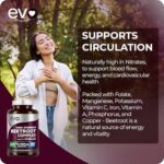 Beetroot & L-Citrulline Complex 10,000mg, High Strength Nitric Oxide Supplement, 180 Vegan Capsules - Image 5