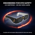 VOLTNGO Solar Eclipse Glasses – 2 Pack, ISO 12312-2 & CE Certified Solar Viewers for Adults & Kids - Image 3