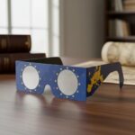 Absolute Eclipse Solar Eclipse Glasses – ISO 12312-2 & CE Certified, 1 Pack, Paper Cardboard Frame for Kids & Adults