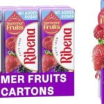 Ribena Summer Fruits No Added Sugar Juice – 6 x 250ml Cartons, Rich in Vitamin C, Ready to Drink