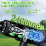 VOERJIA 21V Cordless Pressure Washer – 70 Bar, 2 x 4.0Ah Batteries & 6-in-1 Nozzle - Image 5