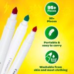 CRAYOLA Mega Mix Colour Tub – 90+ Pieces, Crayons, Markers, Pencils, Paints & Colouring Book - Image 4