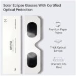 ORRO 40mm Solar Eclipse Glasses – 2/6/12 Pack, ISO 12312-2:2015 Tested, CE Marked Solar Viewers - Image 3