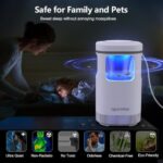 USB Electric Bug Zapper, Mosquito & Fly Trap, UV Light Insect Killer for Indoor Home, Bedroom, Kitchen, Office & Camping - Image 3