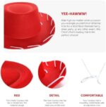 Children's Cowboy Hat – Kids Western Cowgirl Fancy Dress Costume Hat - Image 5