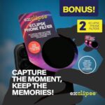 exclipse Solar Eclipse Glasses – 5 Pack with 2 Phone Filters, ISO 12312-2, CE & UKCA Certified - Image 4