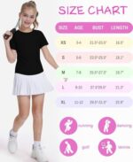 DOCUMO Girls Quick-Dry Sports T-Shirt – Short Sleeve Crew Neck Athletic Top for Running, Gym & Everyday Wear - Image 6