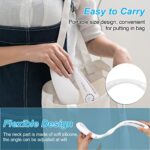 Rechargeable Neck Fan, Bladeless Hands-Free Personal Fan with 3000mAh Battery, 3-Speed Adjustable - Image 6