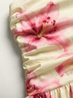 SHEIN Tween Girls Ruffle Tube Top Dress, Layered Summer Vacation Casual Dress - Image 4