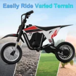 EVERCROSS EV12M PRO 300W Electric Ride-On Motorcycle for Kids – Off-Road Mini Dirt Bike - Image 5