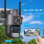 8MP 4K Wireless WiFi PTZ CCTV Camera Outdoor IP66 Security Camera - Image 5