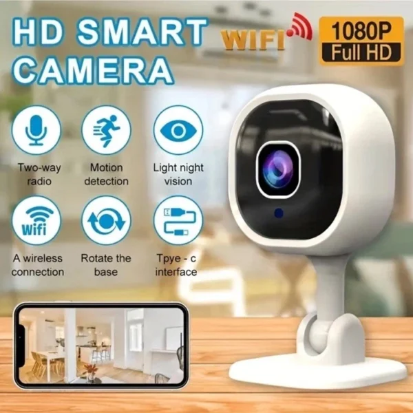 1080P HD Mini WiFi Security Camera Wireless Indoor Night Vision