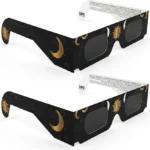 Solar Eclipse Glasses 2 Pack – ISO 12312-2 CE Certified Safe Sun Viewing 2026